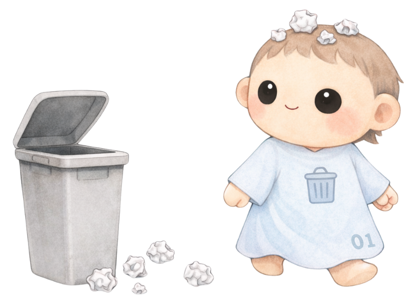 素知らぬ顔をするハコワ