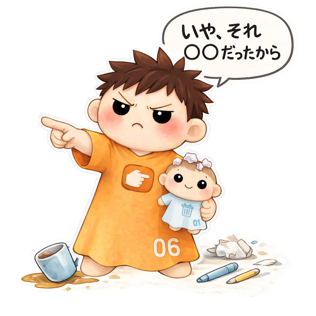 別の原因を並べるナスリツケーン