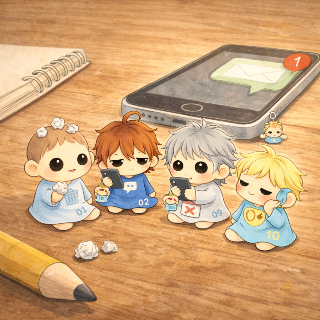 連絡にまつわる小人たち