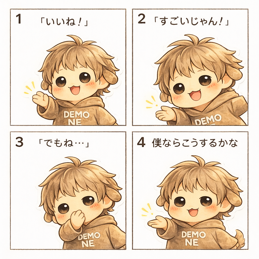 イッチョイワン4コマ